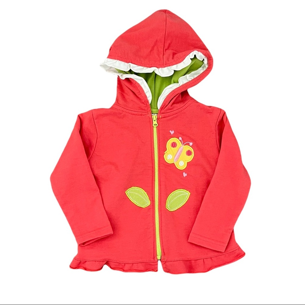 Weeplay Butterfly Flower Hoodie, 18m